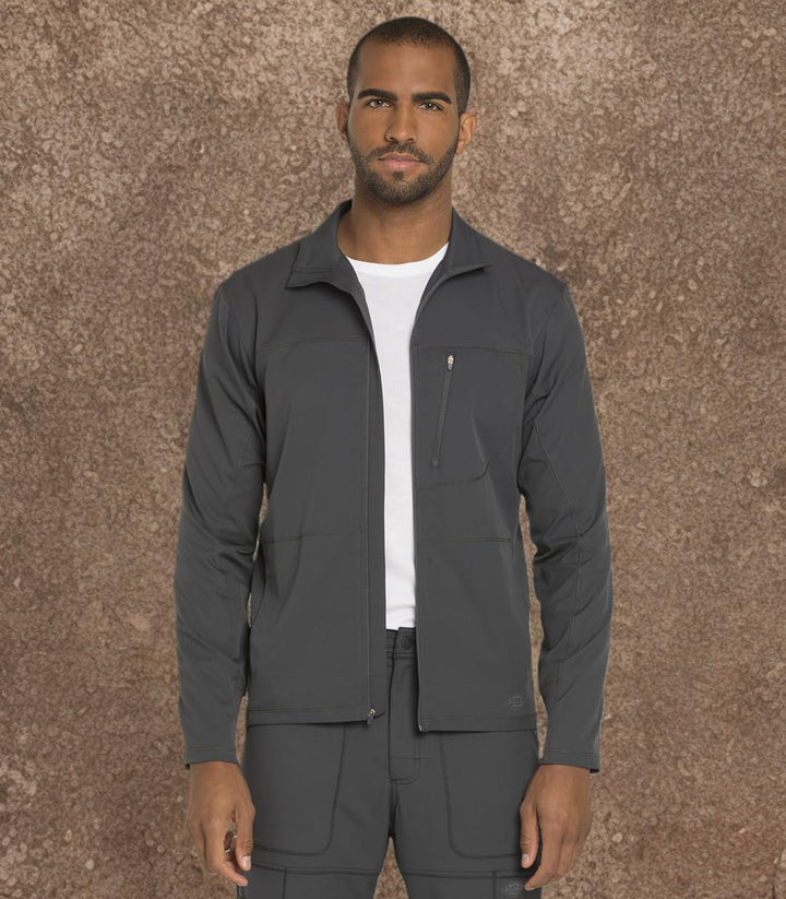 Dickies Dynamix DK310 Herren-Schlupfkasack, mit Reissverschluss vorne 3X-Large Gross Zinn, 3X-Large