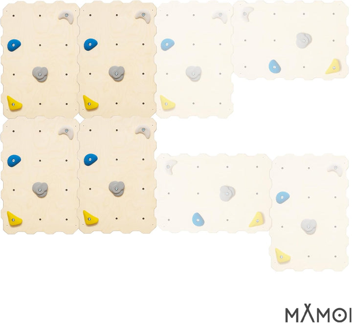 MAMOI® Kletterwand für kinderzimmer, Klettergerüst und spielgeräte Indoor, Klettern mit Klettergriff