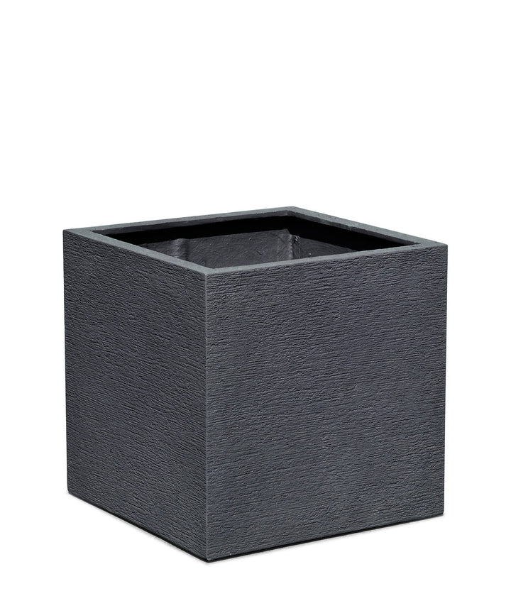 ESCHBACH® Pflanzkübel Cube 30 Nero Anthrazit Quadratisch * 30 x 30 x 30 cm * 10 Jahre Garantie 30x30