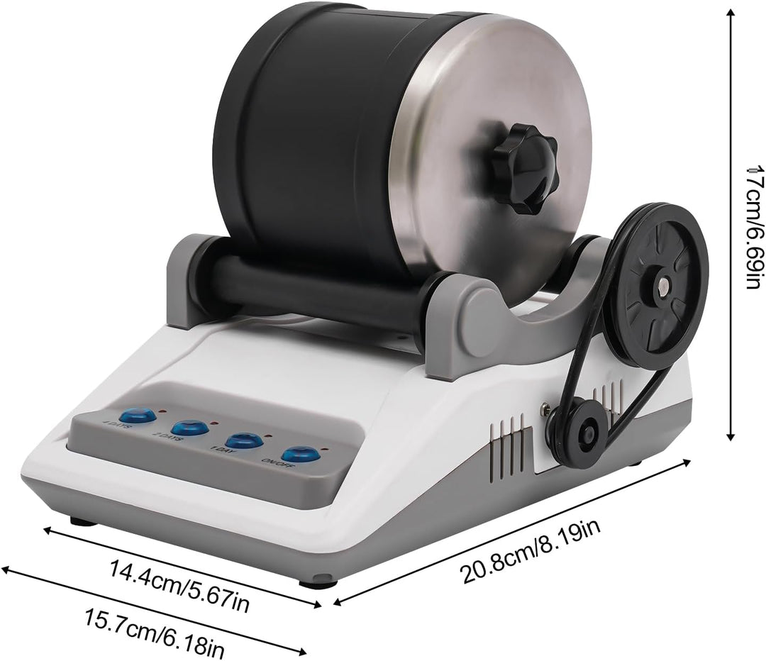 Poliermaschine Steinpolierer Steinpoliermaschine DIY Poliermaschine | Rock Tumbler Kit Starter Kompl