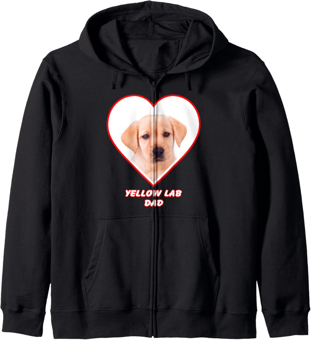 Yellow Lab Dog Dad Kapuzenjacke
