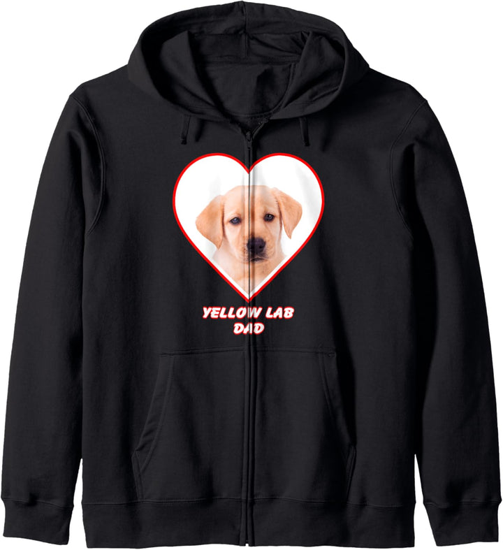 Yellow Lab Dog Dad Kapuzenjacke