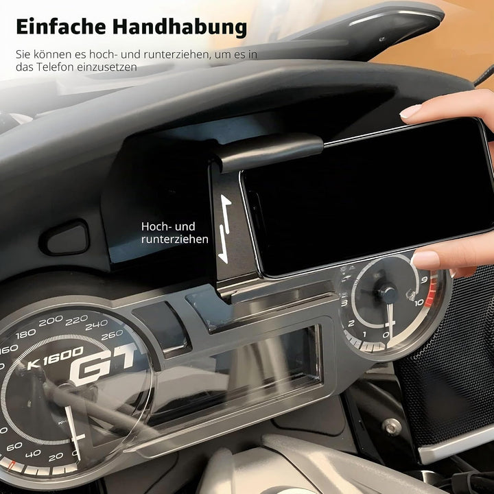 Neu für BMW K1600B K1600GT K1600GTL 2011-2020 Motorrad-Telefonhalter Stossfeste Navigationstelefonha