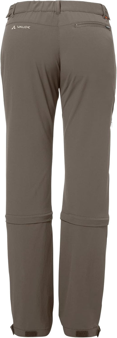 VAUDE Damen Women's Farley Stretch Capri T-Zip Ii Hose, coconut, 50-Short