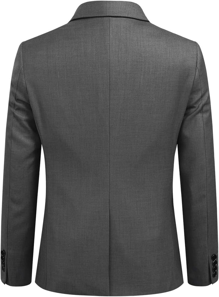 Allthemen Anzug Herren Slim Fit 3 Teilig Anzüge Modern Herrenanzug 3-Teilig Sakko Hose Weste für Bus
