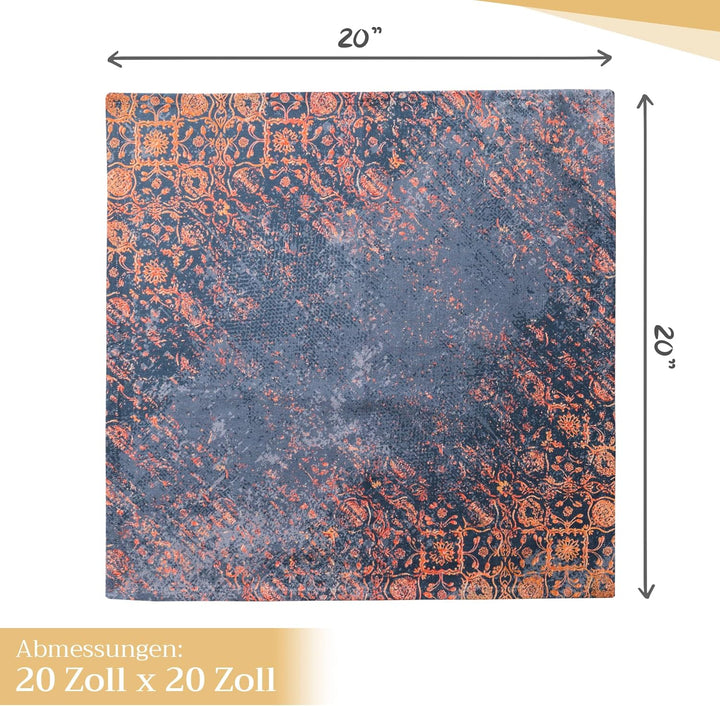 Maison d' Hermine Imperfection Set mit 4 Servietten, 100% Baumwolle, weich, für Abendessen mit der F