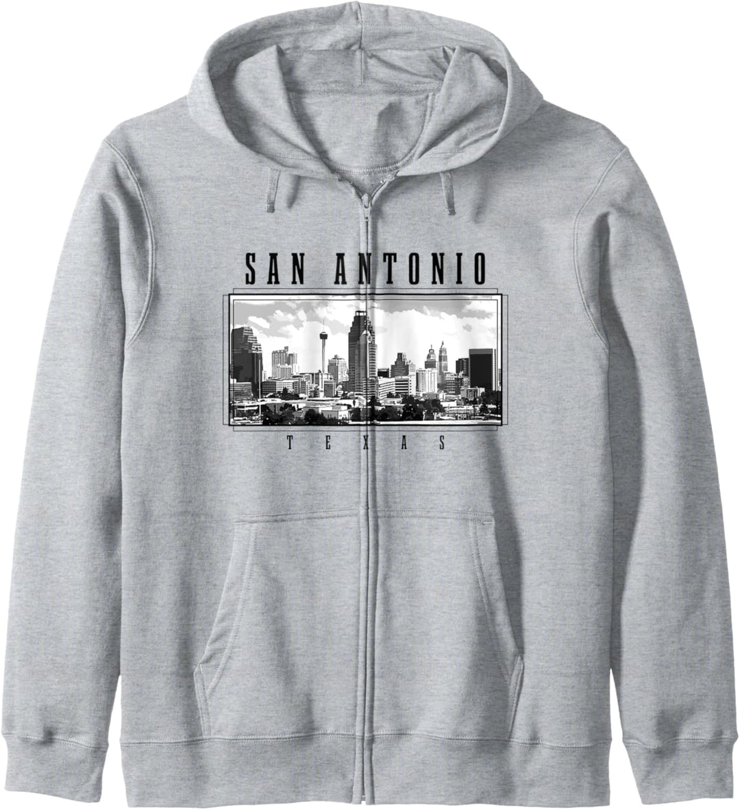 San Antonio Texas Vintage Skyline USA Amerika Souvenir Kapuzenjacke