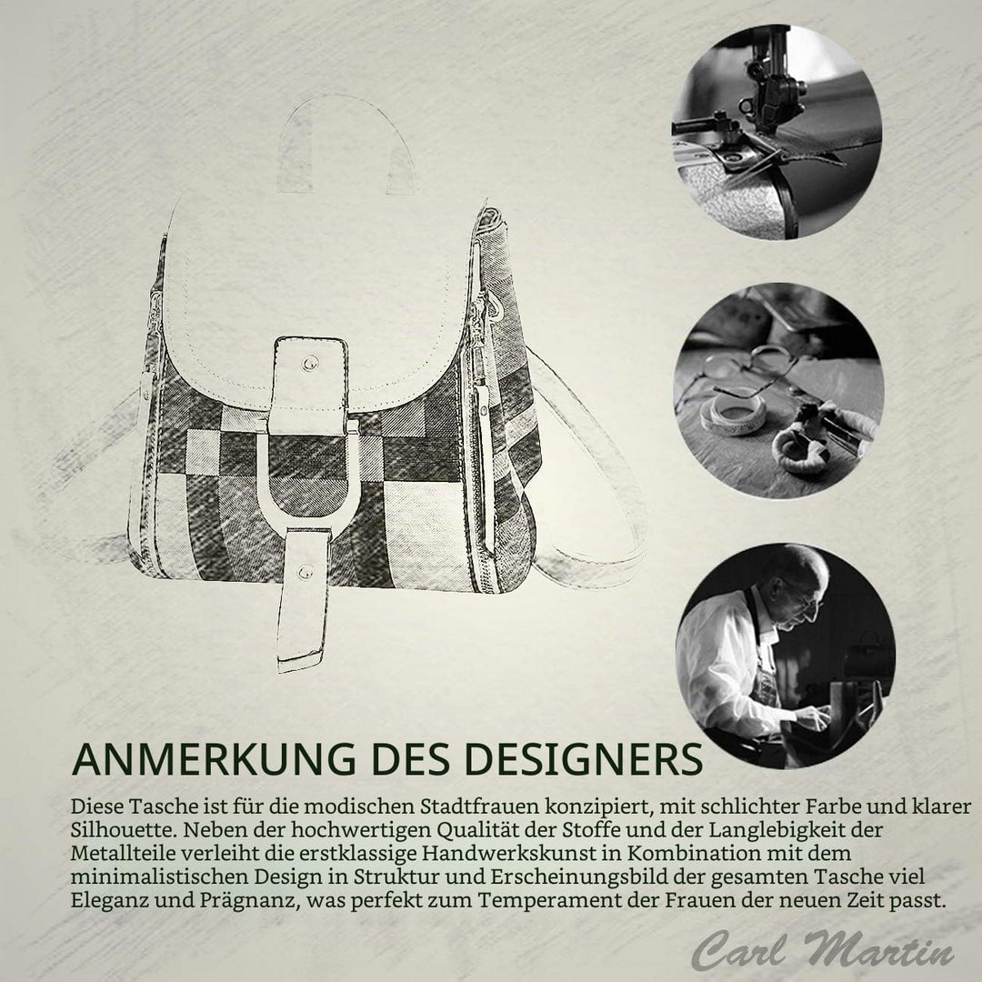 NICOLE&amp;DORIS Damen Rucksack Kleiner Rucksack Umhängetasche Handtaschen Rucksack für Damen Leder Ruck