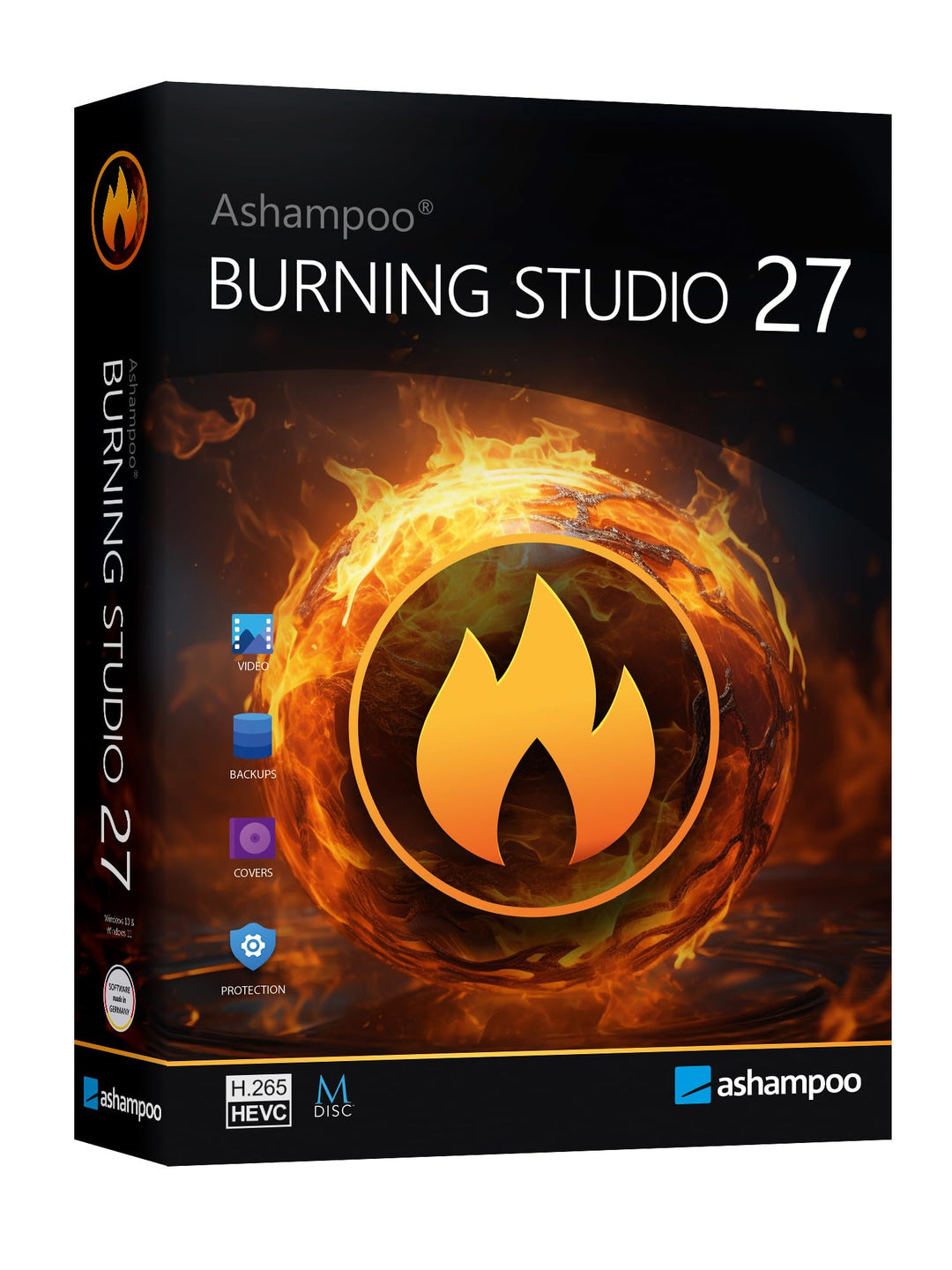 Burning Studio 25 - Brennen, Kopieren, Sicher, Rippen - der Multimedie Alleskönner für Windows 11, 1