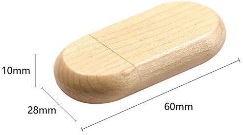 A Plus+ 10 Stück USB-Sticks 128GB Speicherstick USB 3.0 Holz USB-Flash-Laufwerk Memory Sticks High S