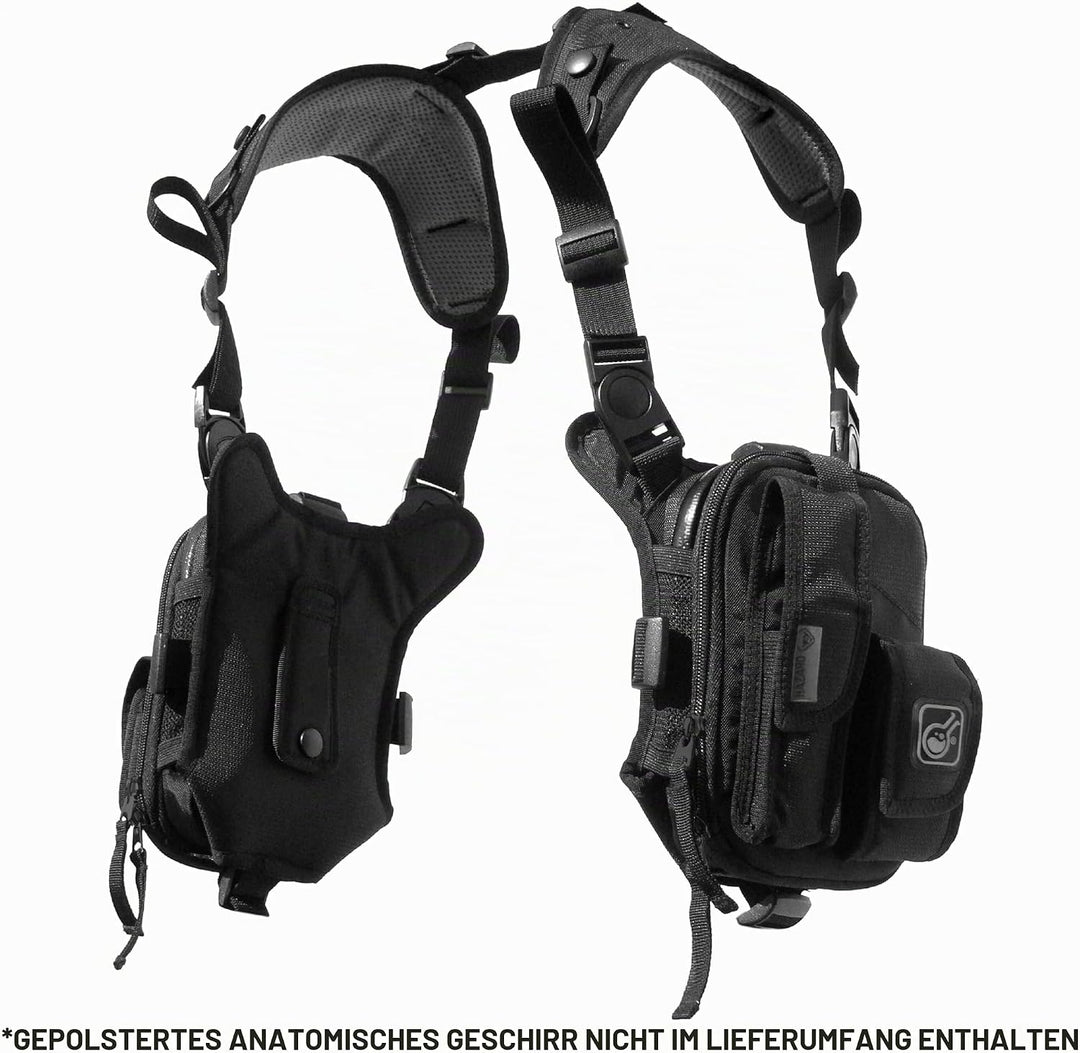 Hazard 4 (CVT-RG-LODR-BLK) Covert Loader RG(TM) Multi-Konfiguration Kleinpack-System, schwarz