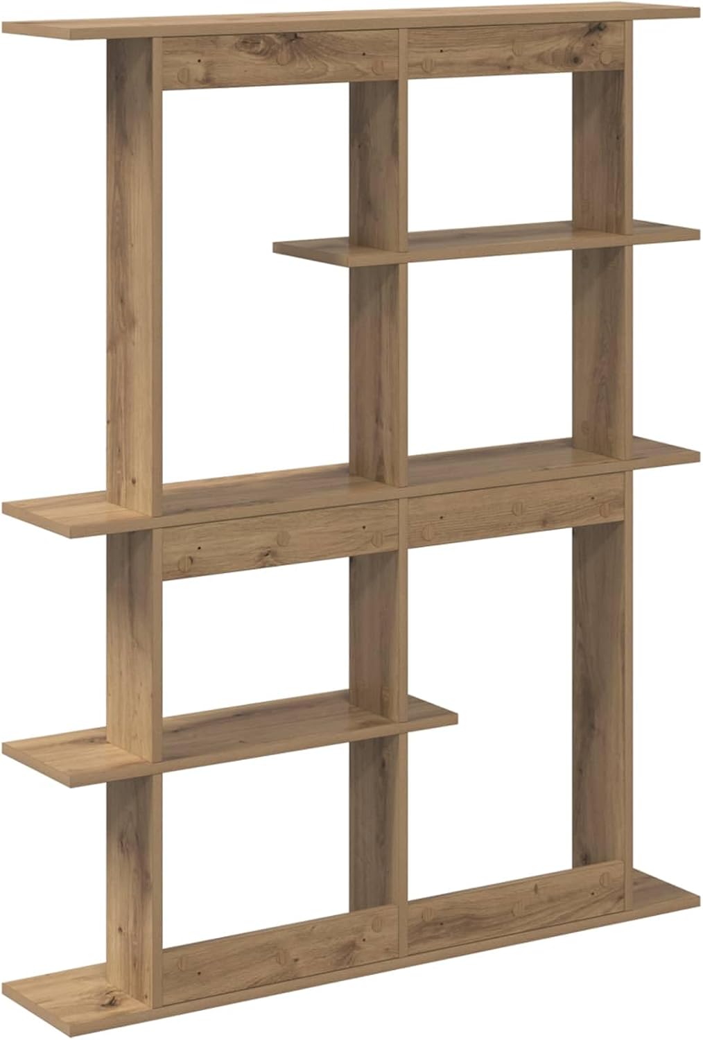 vidaXL Wandregal Artisan-Eiche 102 x 20 x 130 cm Holzwerkstoff, Artisan-eiche