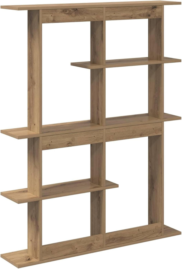 vidaXL Wandregal Artisan-Eiche 102 x 20 x 130 cm Holzwerkstoff, Artisan-eiche