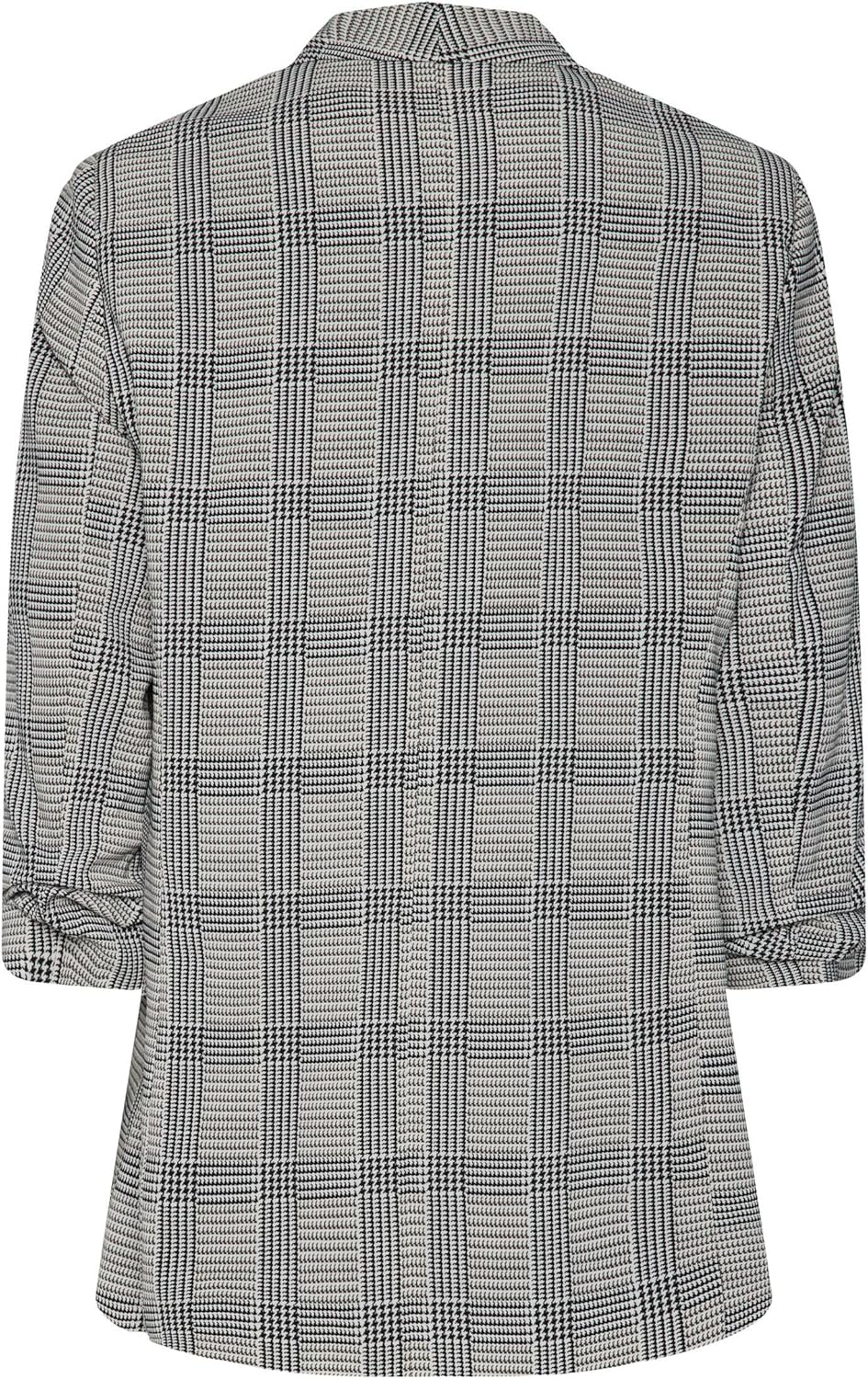 PIECES Damen Pcbosella 3/4 Printed Blazer Noos Blazer (1er Pack) XXL Schwarz, XXL Schwarz
