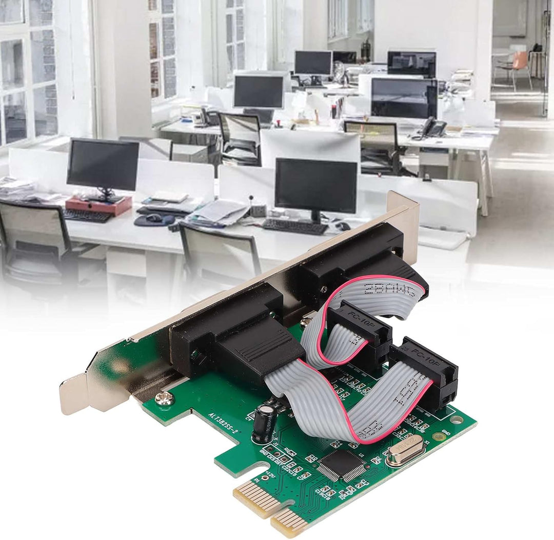 Bewinner PCI Express RS232 Karte Adapter, RS 232 Serial Port Controller, COM Port Erweiterung PCI-E