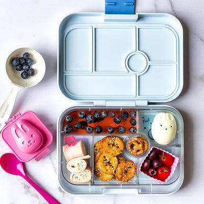 yumbox Original auslaufsichere Bento-Lunchbox für Kinder (Hazy Gray (Paris-Tablett) Hazy Grey (Paris