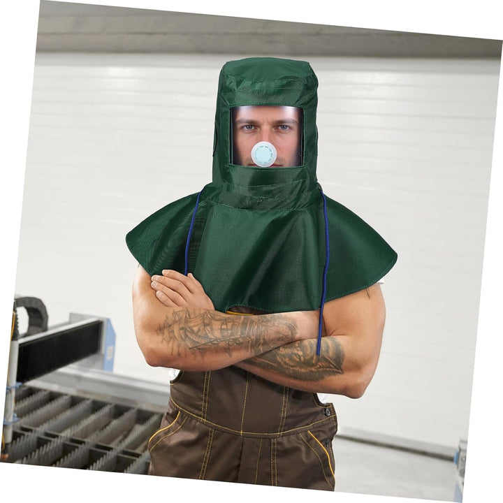 iplusmile Sandstrahlen Haube Schleif Sandstrahler Kappe Wind Anti Tool Cut/Scratch/Wärme Beständig H
