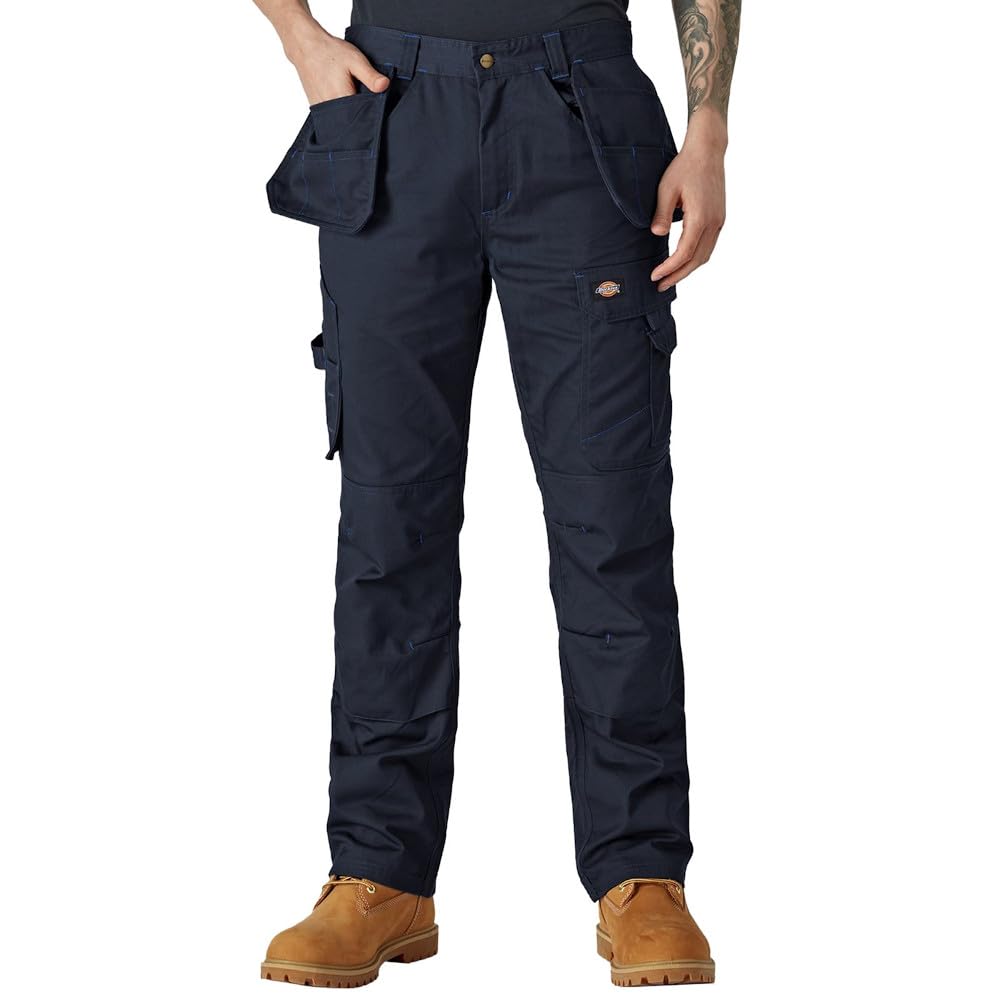 Dickies - Trousers for Men, Redhawk Pro Pants, Regular Fit, Navy Blue, 26W Navy Blue 26W / 32L, Navy
