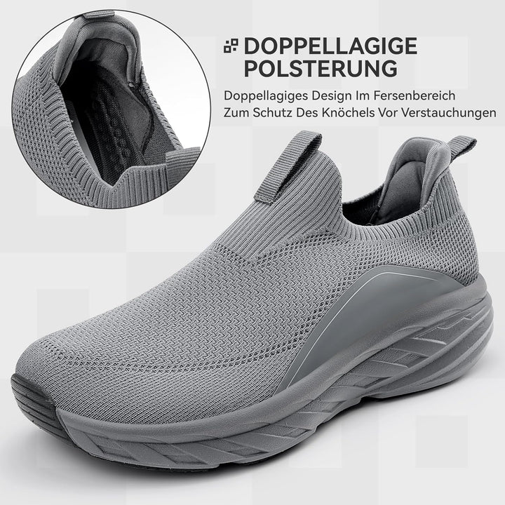 Sosenfer Slip On Sneaker Herren Ohne Schnürsenkel Schuhe Sportschuhe Laufschuhe Leichte Atmungsaktiv