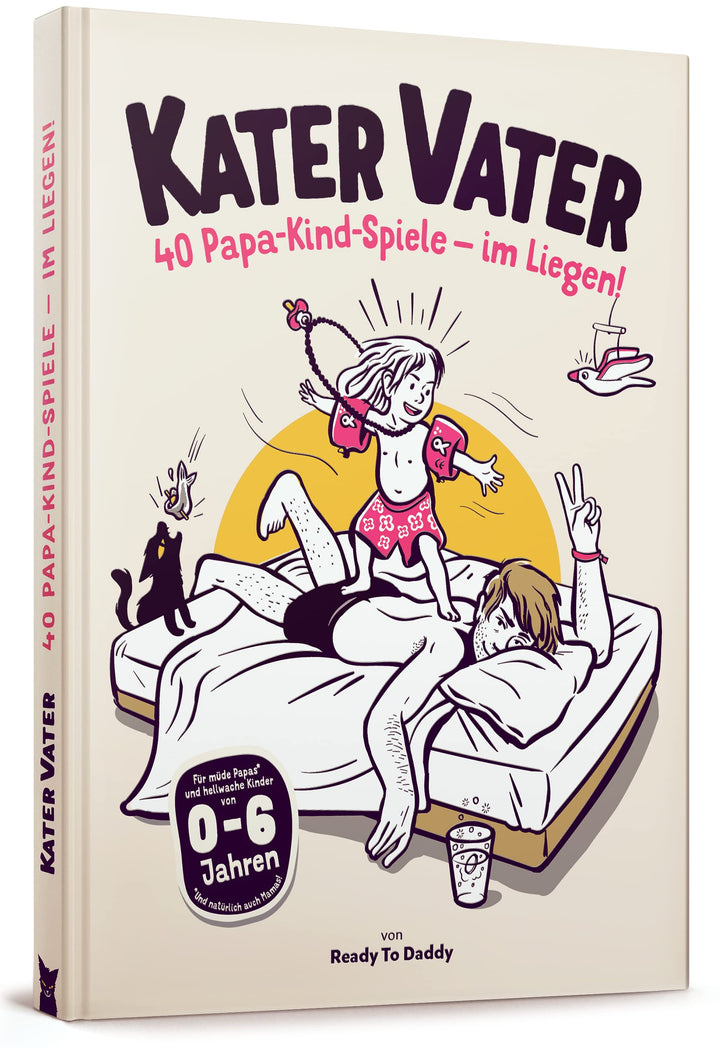Kater Vater: 40 Papa-Kind-Spiele im Liegen – Für übermüdete Papas und hellwache Kinder., Geschenkart