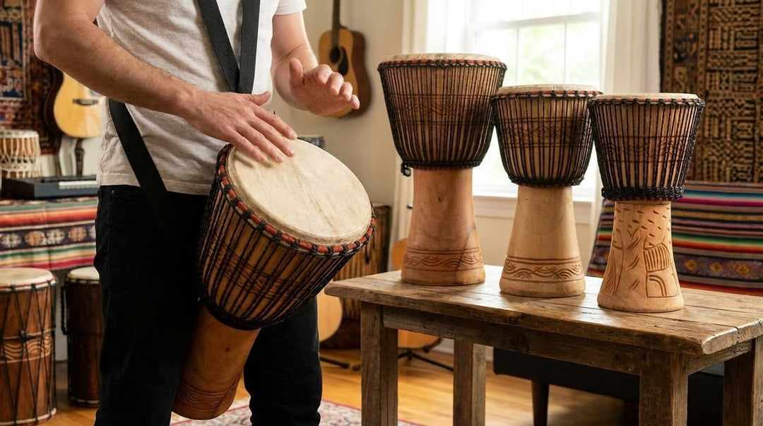 Kamballa 838012 Djembe (Höhe 52 cm, Durchmesser 25 cm) Höhe 52 cm, Drm. 25 cm, Höhe 52 cm, Drm. 25 c