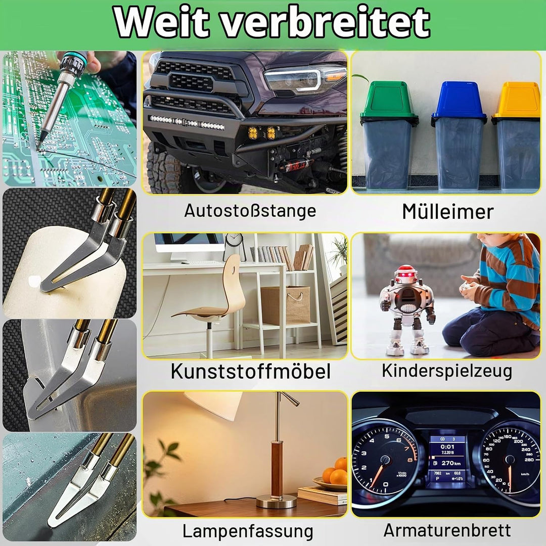 200W Kunststoff Schweissgerät,Auto Kunststoff Reparatur Set,Heisshefter