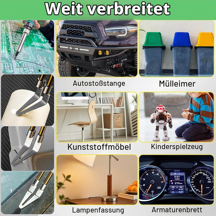 200W Kunststoff Schweissgerät,Auto Kunststoff Reparatur Set,Heisshefter