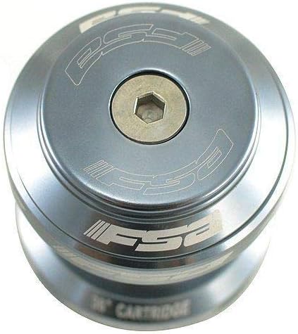 FSA Orbit MX Gewindeloser MTB-Rennrad-Headset, 3,8 cm (1-1/8 Zoll), mit Kappe, grau, Nr. 20, XTE1634