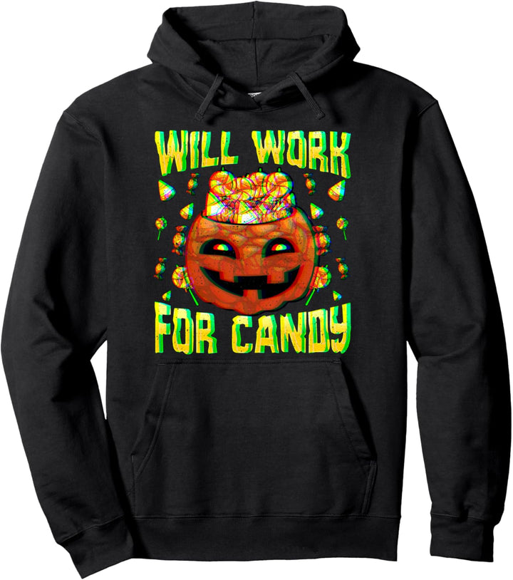 Süsses oder Saures Halloween Pullover Hoodie