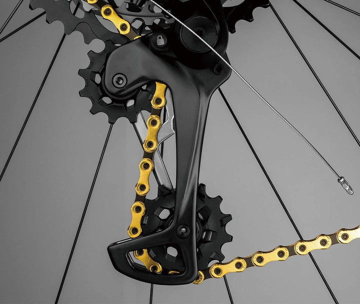 KMC X11sl Chain gold/schwarz Einzelbett, gold/schwarz Einzelbett
