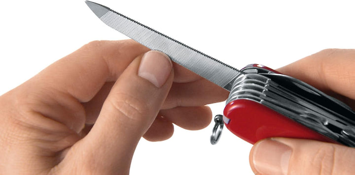 Victorinox Taschenmesser Signature Lite (7 Funktionen, Kugelschreiber, LED-Licht) Blau Transparent,