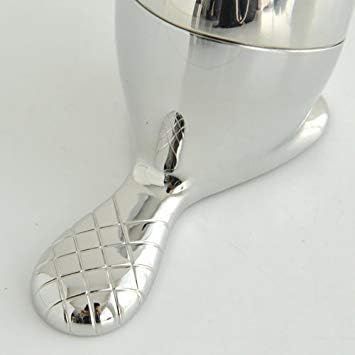 Alessi Kastor Anspitzer Bleistiftspitzer aus verchromtem Zamak, Silber, L 10cm, B 5cm, H 8cm