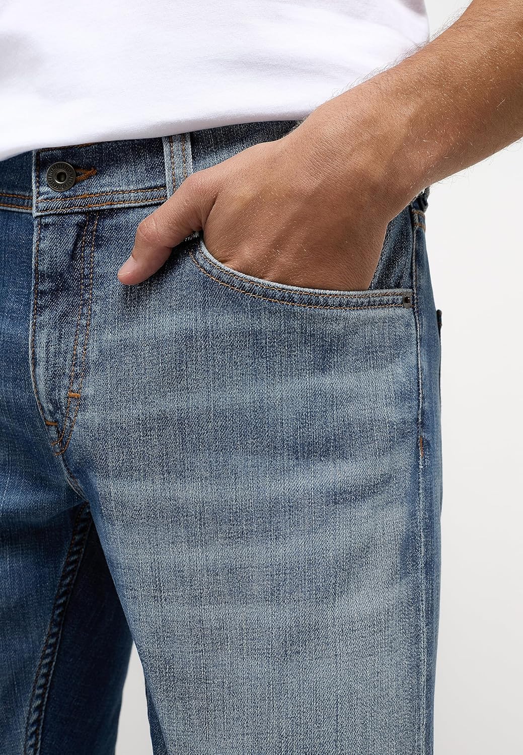 MUSTANG Herren Jeans Hose Oregon Tapered 29W / 32L Light Scratched Used (583), 29W / 32L Light Scrat