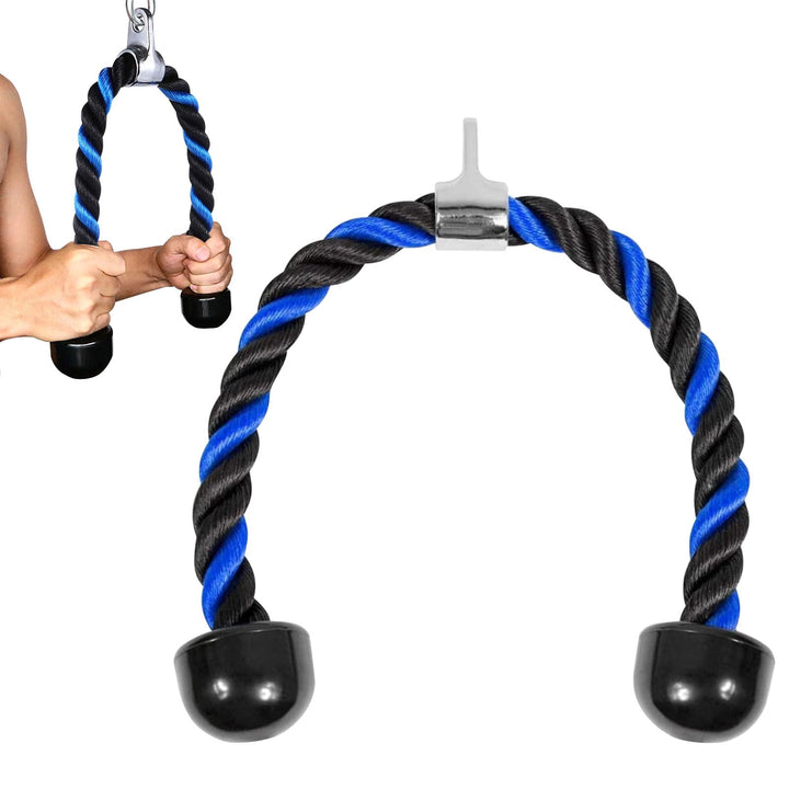 Trizepsseil Bizeps Seil mit Drehgelenk Fitness Trizeps Griff Nylon Trizeps-Seil Kabelzug Trizeps Sei