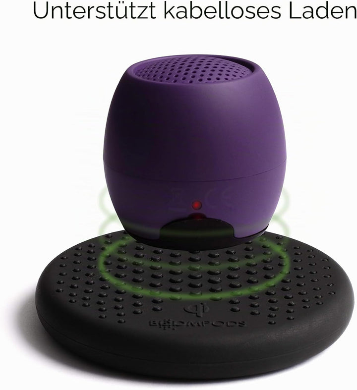 Boompods Zero Mini Bluetooth Lautsprecher - tragbarer Outdoor Lautsprecher, IPX6 Wasserschutz & 5 St