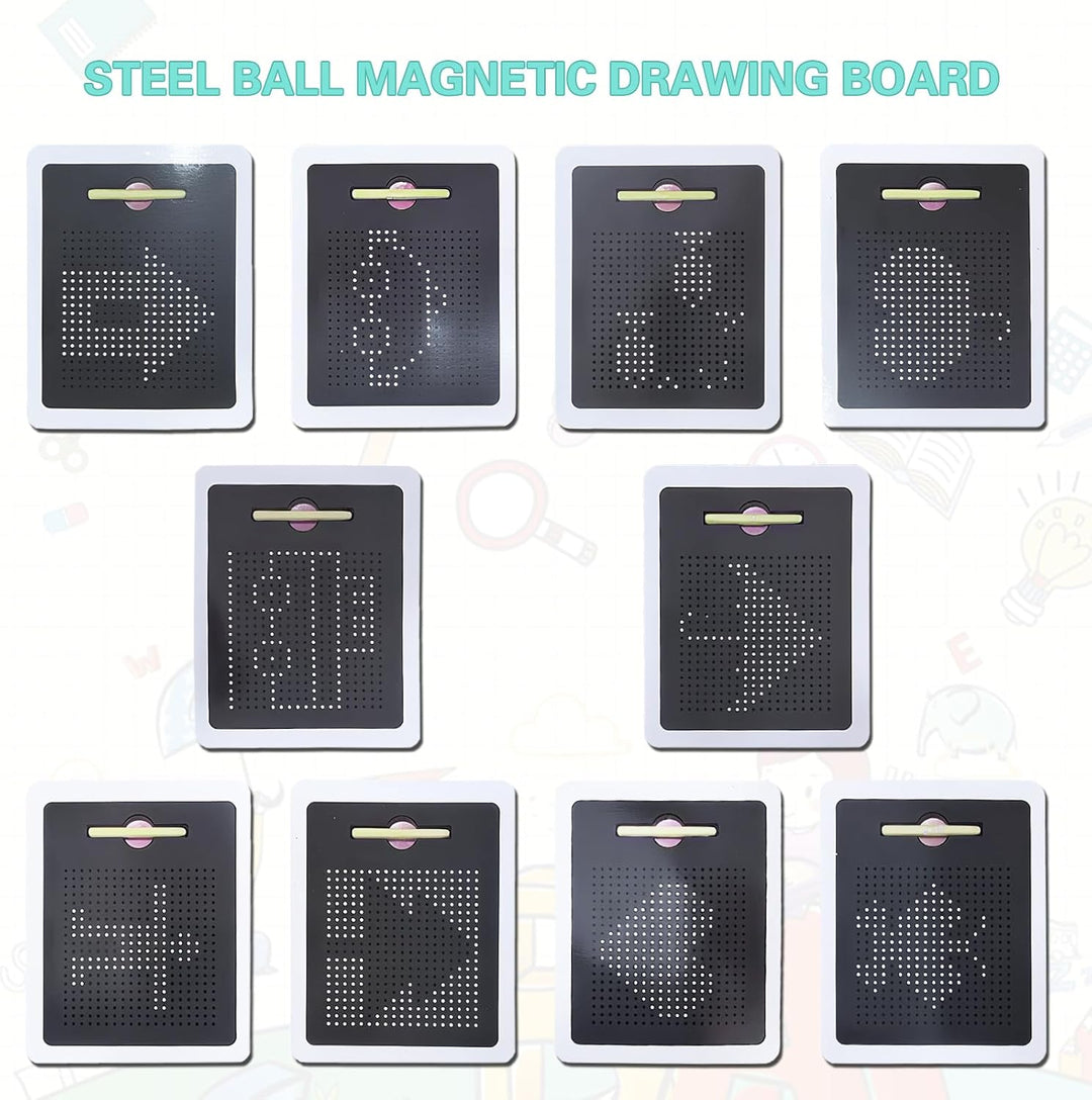 AIVORO 2 Stück Kinder Magnetische Zeichenbretter: Kinderdas Magische Magnetspiel - Kleines Magnetisc