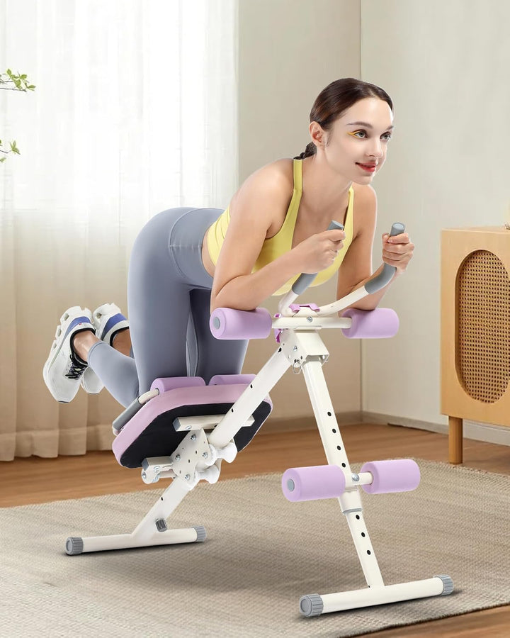 GUUG Bauchmuskeltrainer Bauchtrainer für Zuhause: Bauch Trainingsgerät Klappbar Bauchmuskeltraining