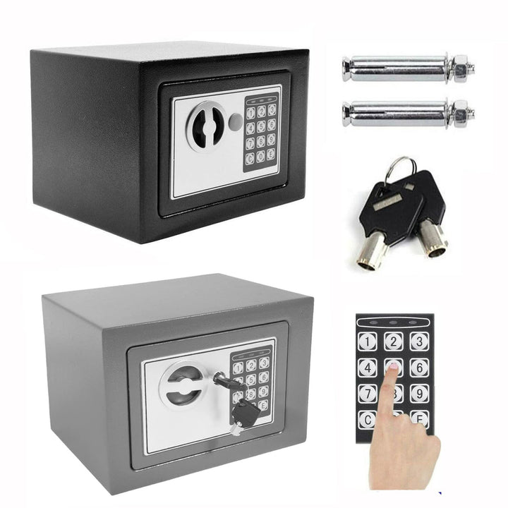 8.5L Safe Tresor Elektronischer Safe Minisafe Feuerfest Wandtresor Dokumententresor Stahlsafe Möbelt