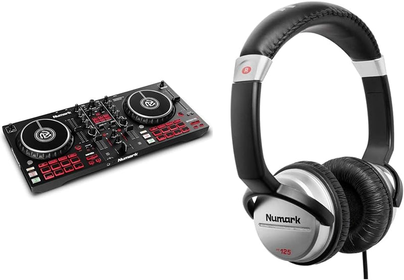 Numark DJ Komplettset - Mixtrack Pro FX 2 Deck Dj-Controller für Serato + HF125 professioneller Kopf