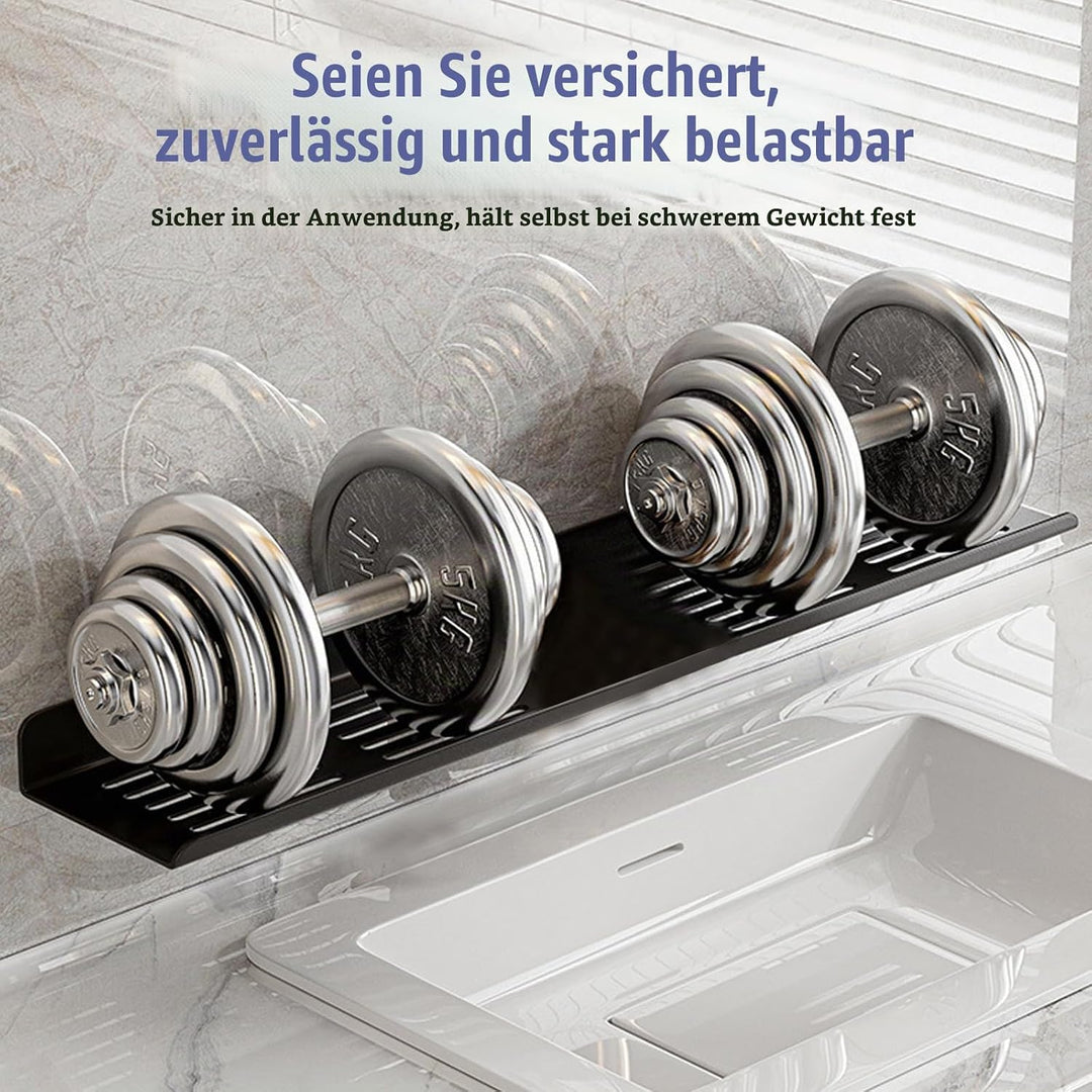 Spülbecken Organizer, Hängend Duschablage Ohne Bohren, Kohlenstoffstahl Wandmontage Duschregal, Dusc