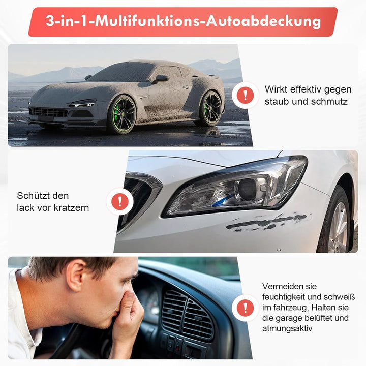 Autoabdeckung Indoor Stretch, Staubdichte Abdeckplane Auto, Autoplane Indoor Winter, Universal Autog