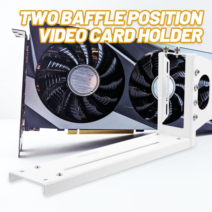 Operitacx Vertikale Gpu-Halterung Pci-E Verlängerungskabel Halter Für Grosse Pc-Gehäuse Mit Stabiler