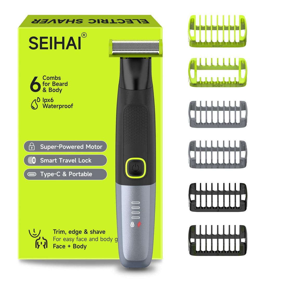 Intimrasierer Mann, All-in-1 Körperrasiere für Herren, USB-C Professioneller Body Trimmer Wasserdich