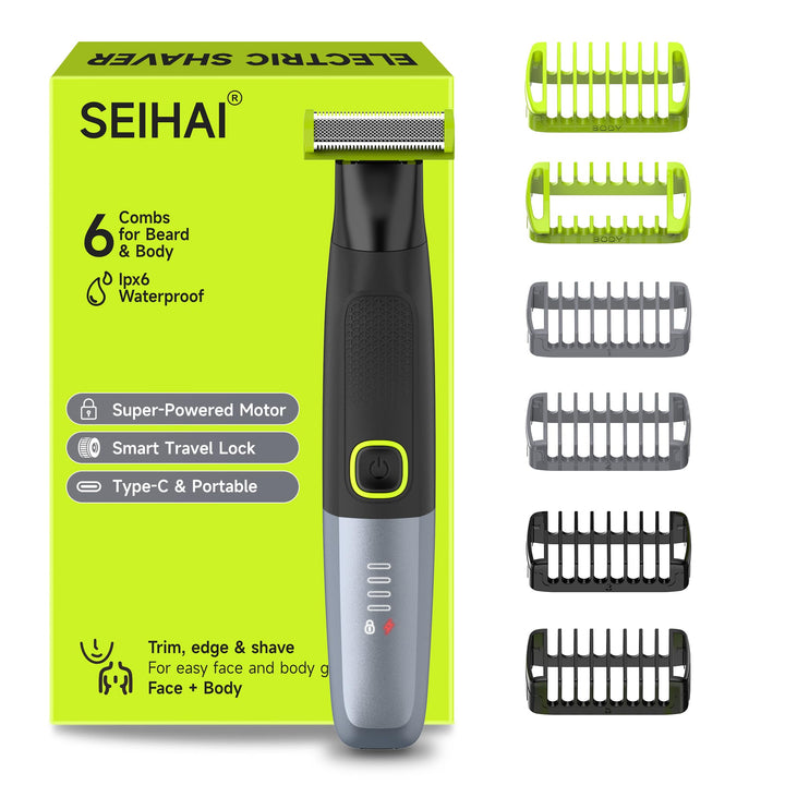 Intimrasierer Mann, All-in-1 Körperrasiere für Herren, USB-C Professioneller Body Trimmer Wasserdich