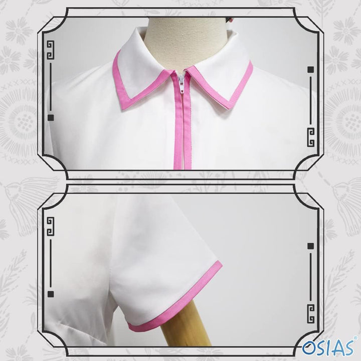 OSIAS Chainsaw Man Anime Cosplay Kostüme Makima/Power Nurse Uniform M, Makima/Power Nurse Uniform M