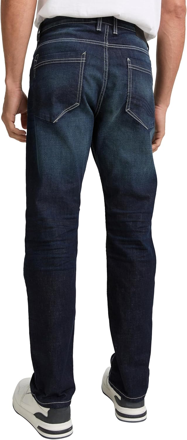 TOM TAILOR Herren Trad Relaxed Jeans 29W / 32L 10120 - Used Dark Stone Blue Denim, 29W / 32L 10120 -