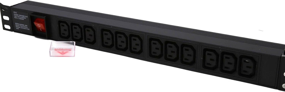 kenable Strom Verteilen Einheit 12 Wege C13 IEC 19 inch Horizontal PDU Zum C14 Stecker [12-Fach Hori