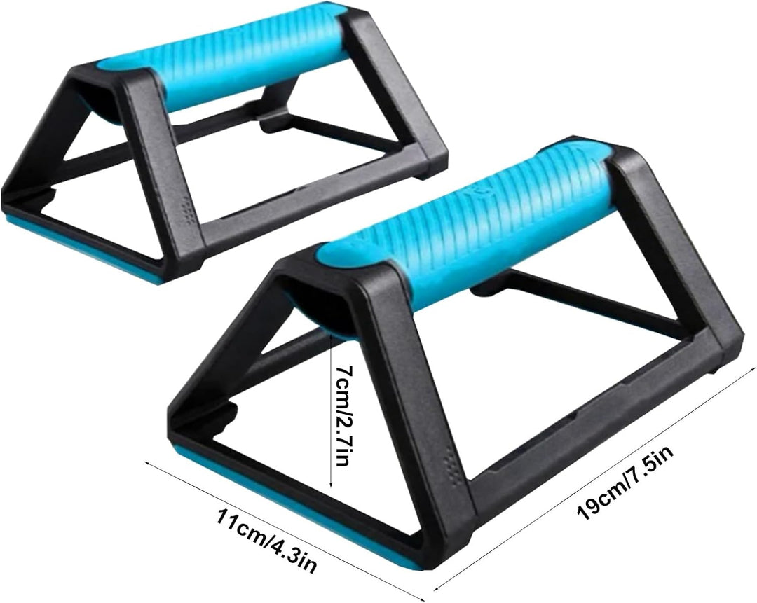Herren-Pushup-Ständer, rutschfeste Fitness-Struktur, 19 x 10 x 7 cm, robust und leicht, Armtrainings