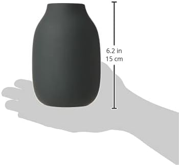 blomus -COLORA- Vase S aus Steingut, Peat, hergestellt in hochwertiger Handarbeit, elegante und deko