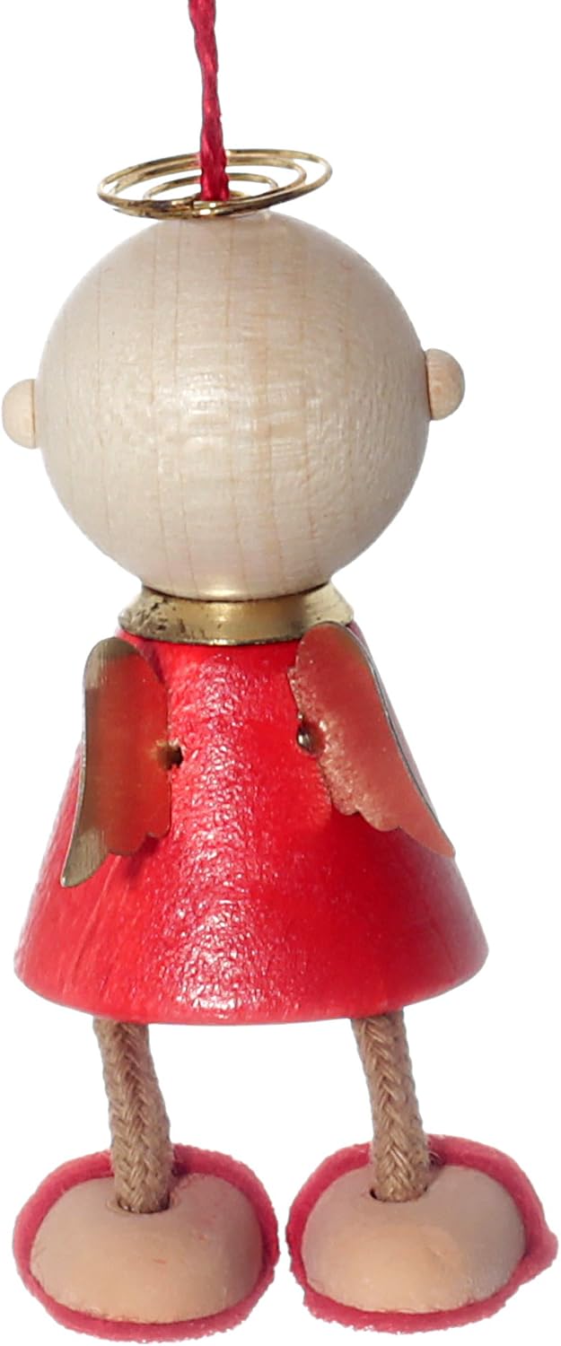 susurrus Hängender Schutzengel, Hängeschmuck, Holz, Hochzeit, Rot, Rot